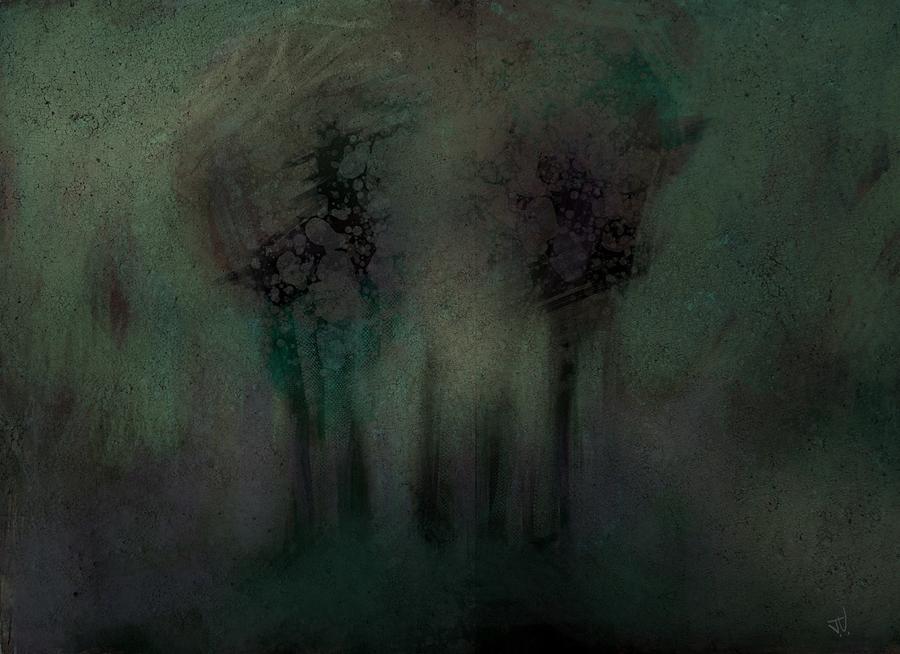 A Stand of Trees Digital Art by Jim Vance