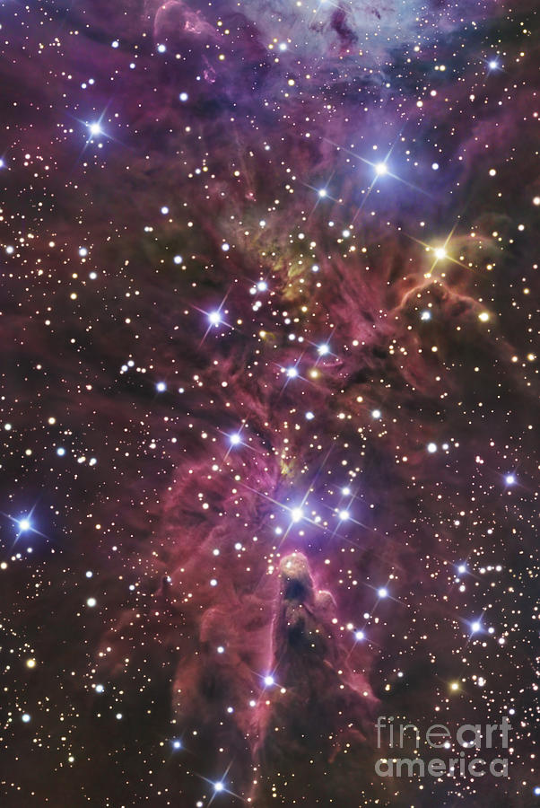 Interstellar Photograph - A Stellar Nursery Located Towards by R Jay GaBany