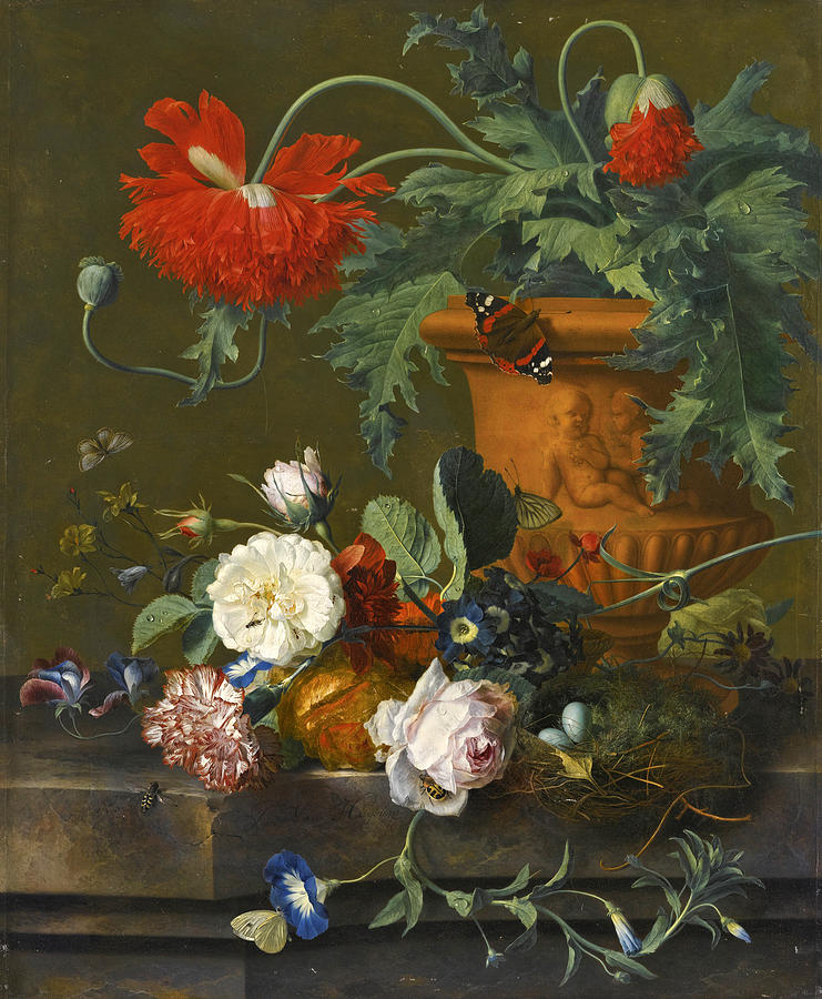 A Still Life Painting by Jan van Huysum