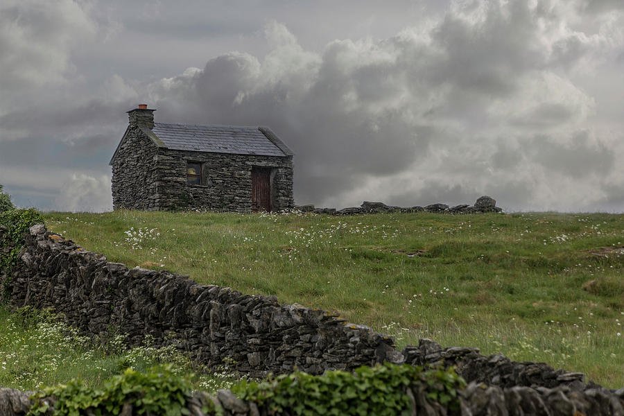 A Stone House on the Hill Photograph by Teresa Wilson