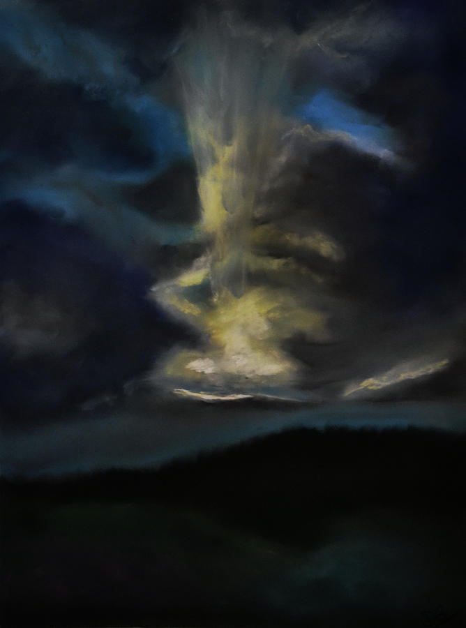 A Storm is Coming Pastel by Dave Griffiths