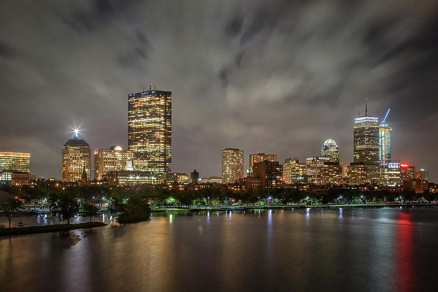 A Stormy Night in Boston Photograph by Kristen Wilkinson