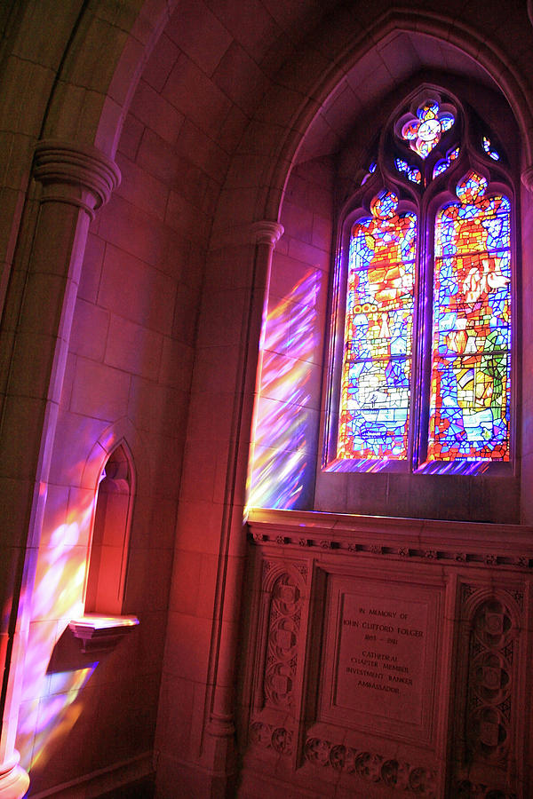A Streaming Stained Glass Window Photograph by Cora Wandel