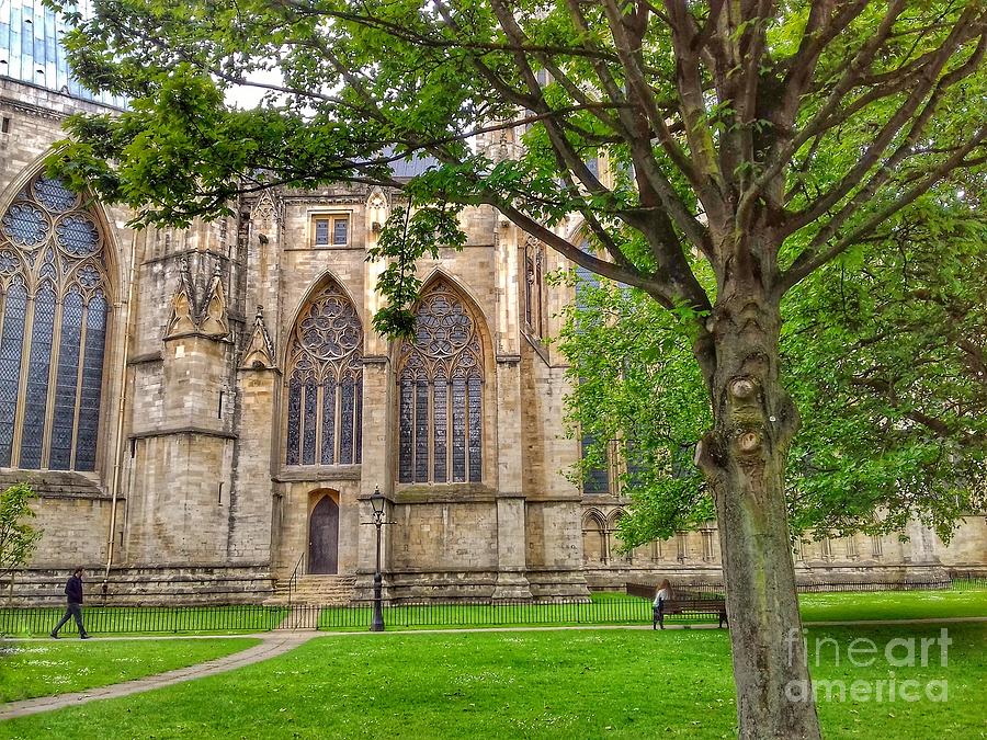 A Stroll Through The Grounds of York Minster Photograph by Joan-Violet Stretch