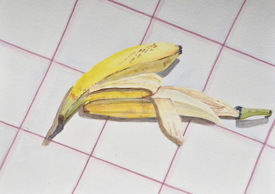 A Study on Bananas Painting by Linda Brody
