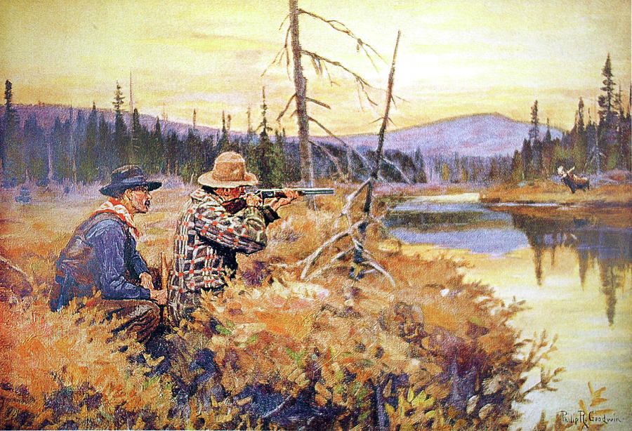 A Successful Call Painting by Philip R Goodwin