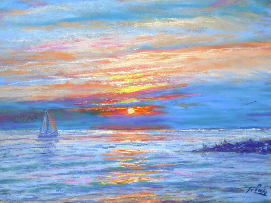 A Summer Sail Painting by Michael Camp