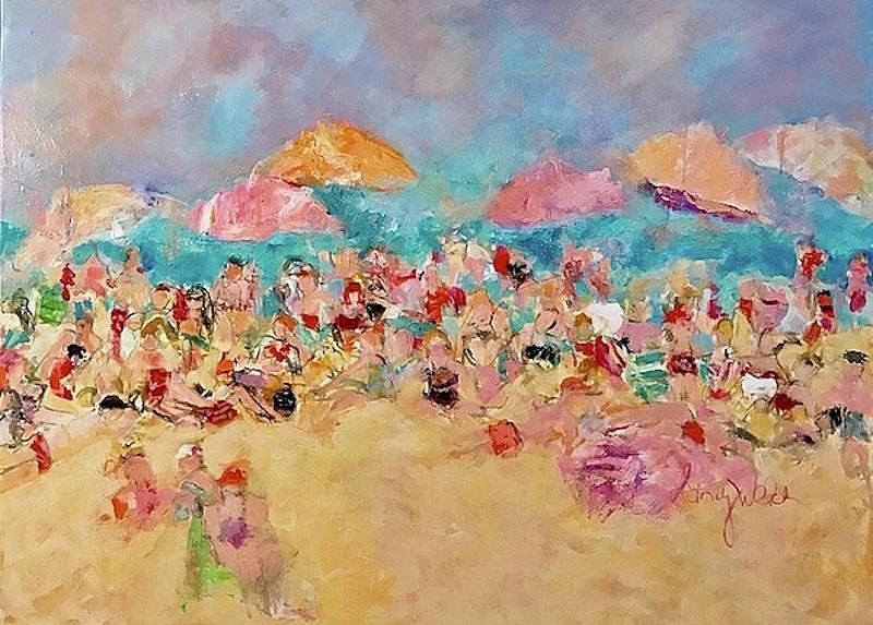 A Summer with 1000 Julys Painting by Sandy Welch