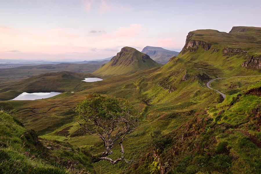 A summers dawn view of the Trotternish ridge Photograph by Stephen Taylor