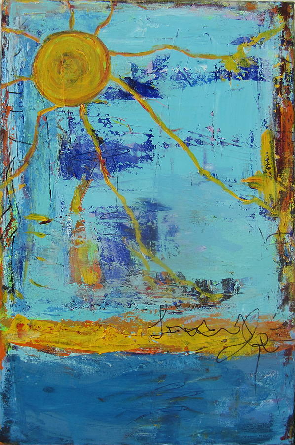 A sunny day Painting by Francine Ethier