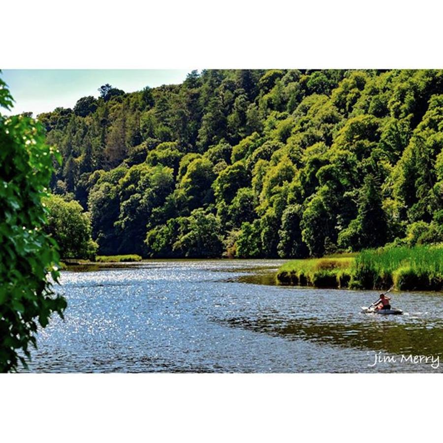 Summer Photograph - A Sunny Sunday At Lopwell Dam by James Merry