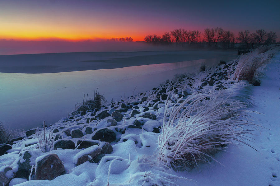 A Sunrise Cold Photograph by John De Bord