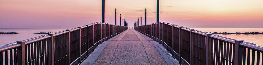 A sunrise on the pier Photograph by AM FineArtPrints
