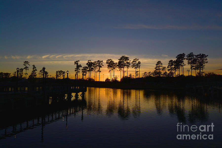 Sunset Photograph - A Sunset At Market Common by Kathy Baccari