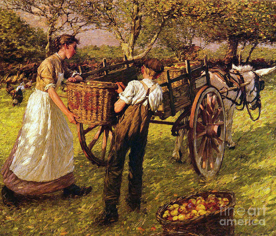A Sussex Orchard Painting by MotionAge Designs