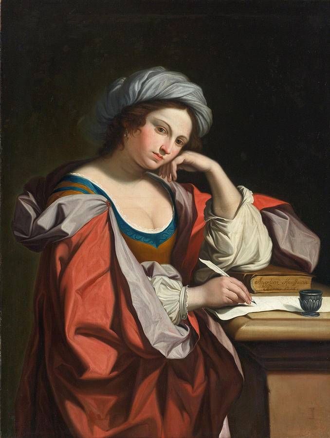 A Sybil Painting by Angelica Kauffmann - Fine Art America