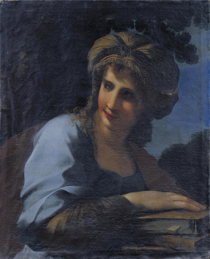 A Sybil Painting by Giovanni Francesco Romanelli