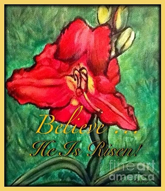 A Symbol of Hope in the Resurrection Painting by Kimberlee Baxter