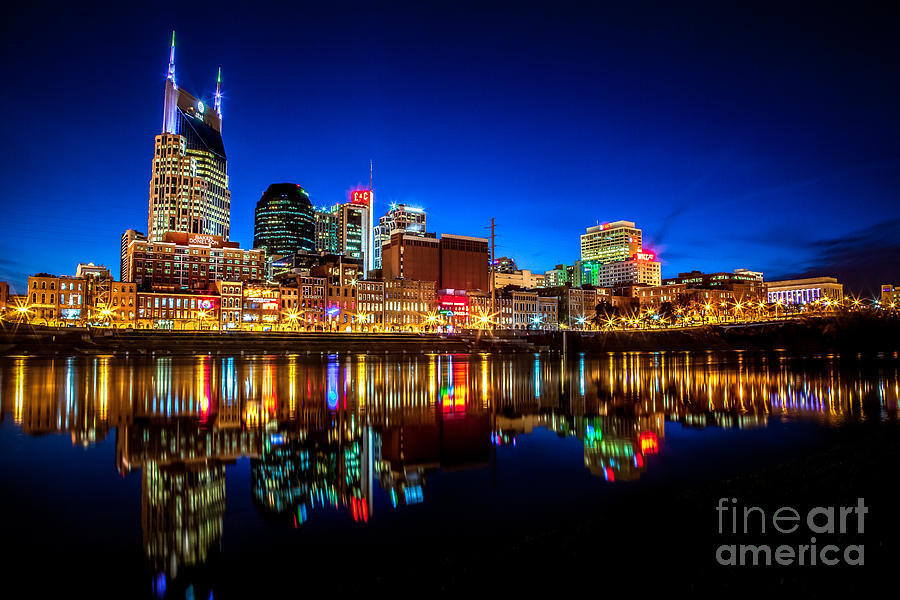 Nashville Photograph - A Tame Nashville Night by Lucas Foley