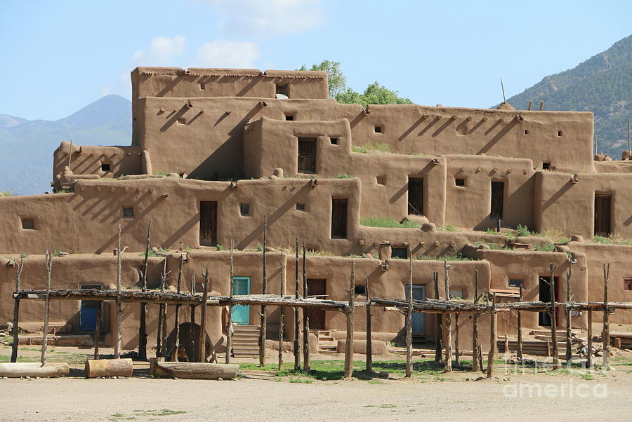 A Taos Pueblo Building  Photograph by Christiane Schulze Art And Photography