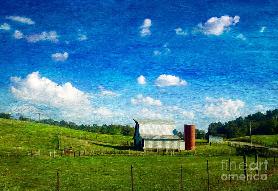 A Taste of Country Heaven Iconic Rural Tennessee  Painting by Kimberlee Baxter