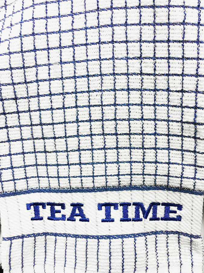 Tea Photograph - A tea towel by Tom Gowanlock
