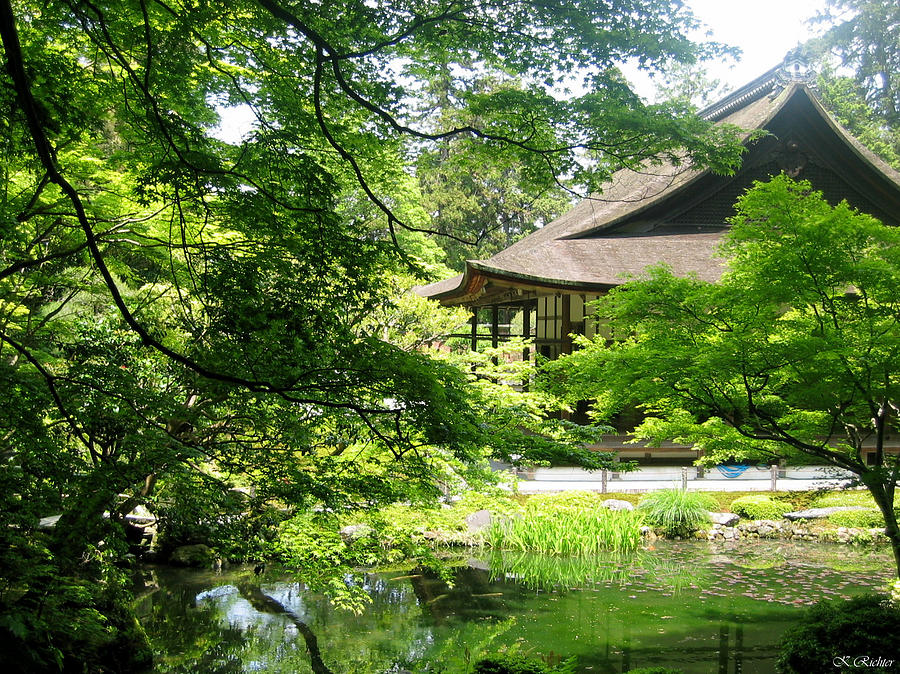 a temple in May Photograph by Keiko Richter