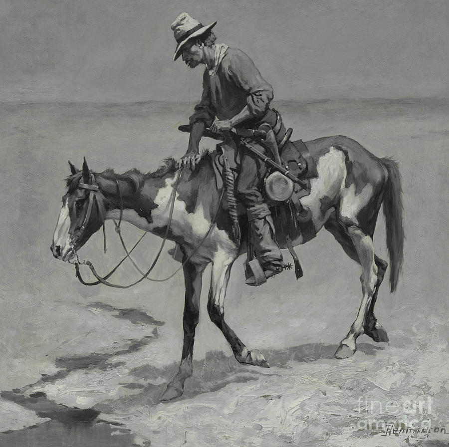  A Texas Pony, 1889  Painting by Frederic Remington