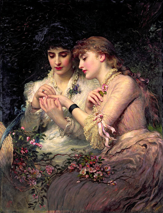 A Thorn Amidst Roses Painting by James Sant