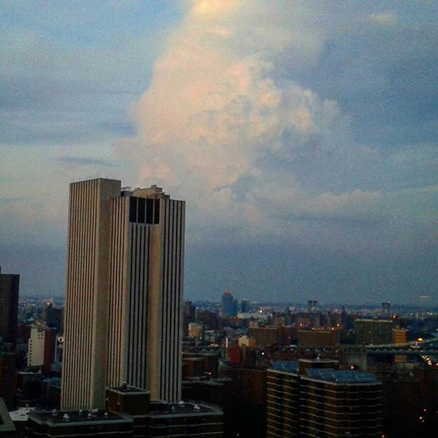 New York City Photograph - A Thunder-bumper (thunderstorm) Across by Christopher M Moll