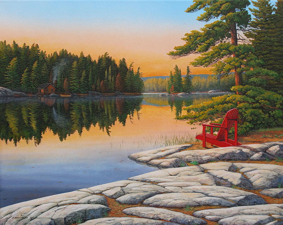 A Time for Reflection Painting by Jake Vandenbrink