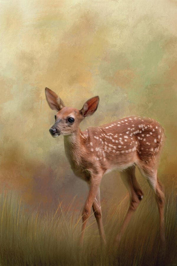 A Tiny Bit Of Joy Deer Art Photograph by Jai Johnson
