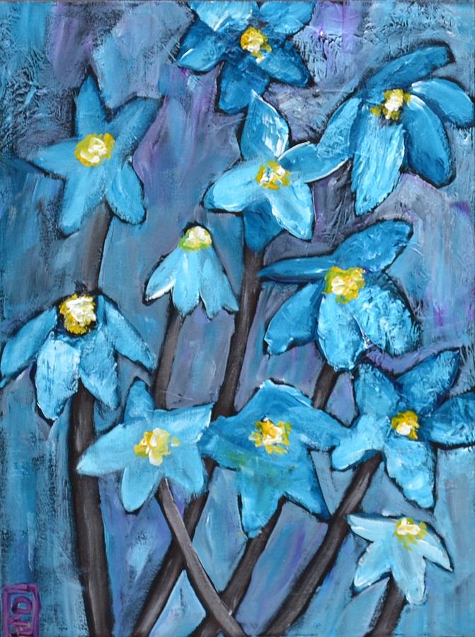 Flower Painting - A Touch of Class by Holly Donohoe