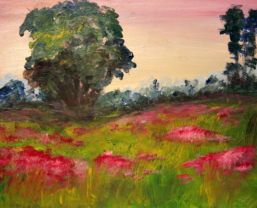 A Touch of Pink Painting by Julie Lueders 
