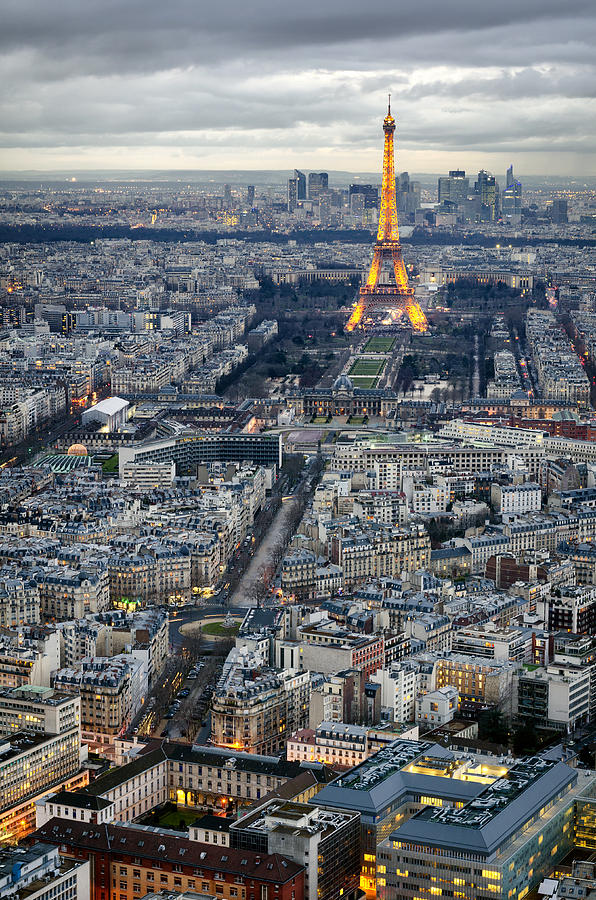 Paris Photograph - A Tower as seen from a different Tower. by Pablo Lopez