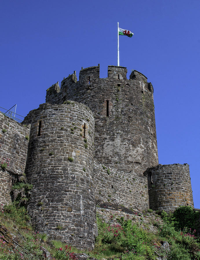 A Tower at Conwy Castle Photograph by Robert Pilkington