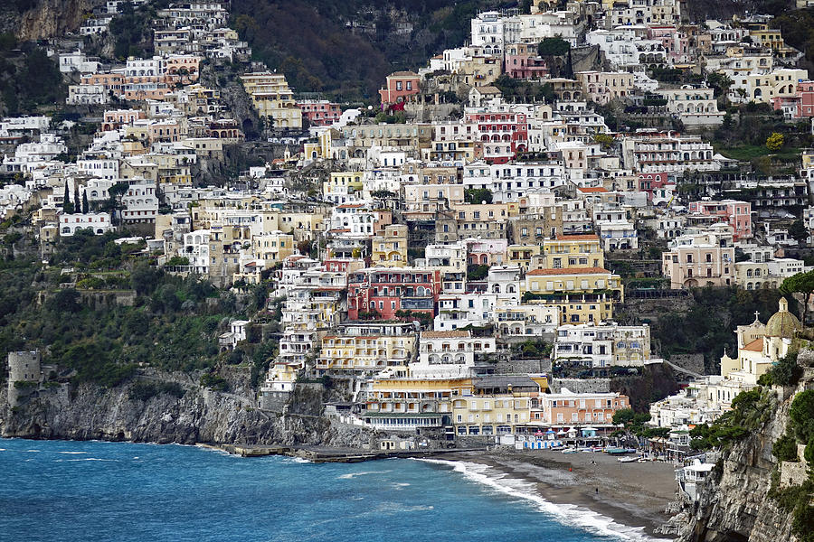 A Town On The Amalfi Coast In Italy Photograph by Rick Rosenshein