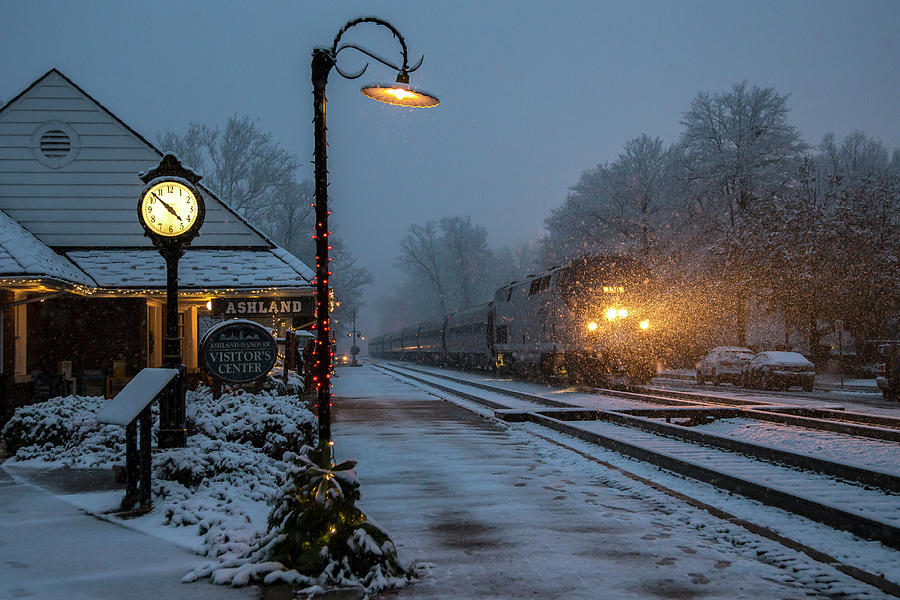 A Train Ride in the Snow Photograph by Cliff Middlebrook