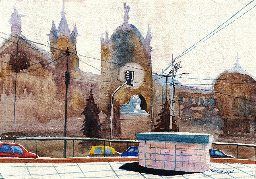 A Train Station in Mumbai by Makarand Joshi A Train Station in Mumbai by Makarand Joshi