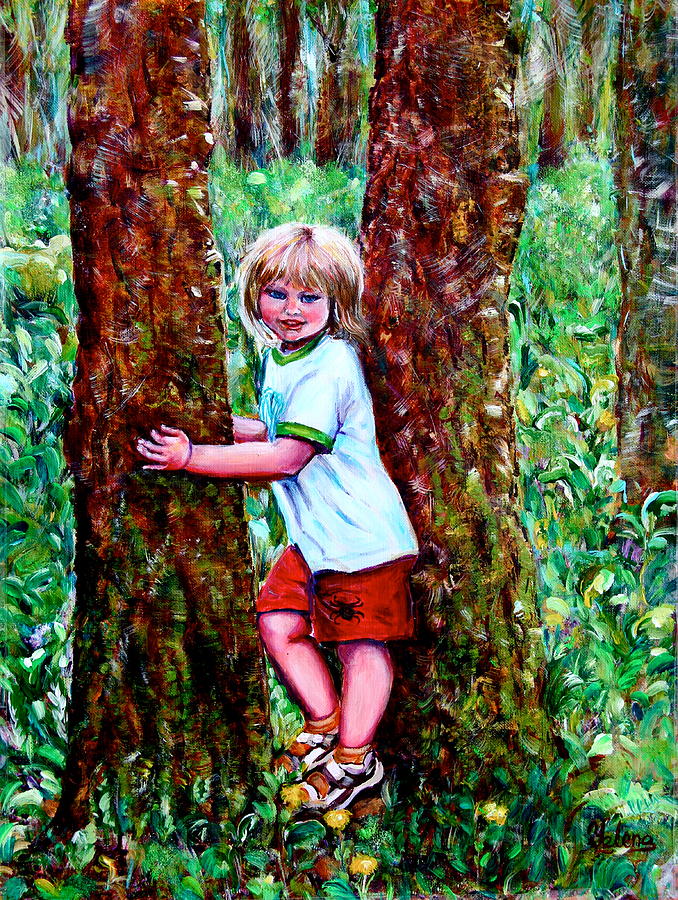 A Tree For Every Child Painting by Yelena Rubin
