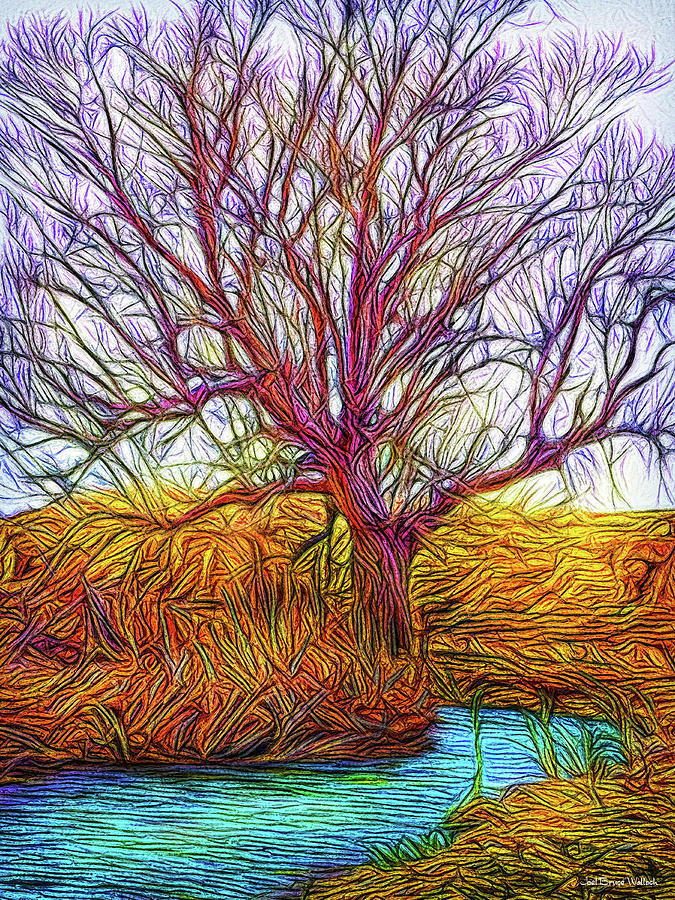 A Tree Greets Springtime Digital Art by Joel Bruce Wallach