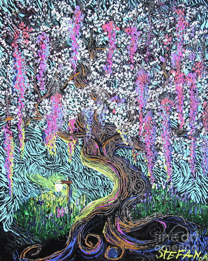 A Tree Of Many Colors Painting by Stefan Duncan