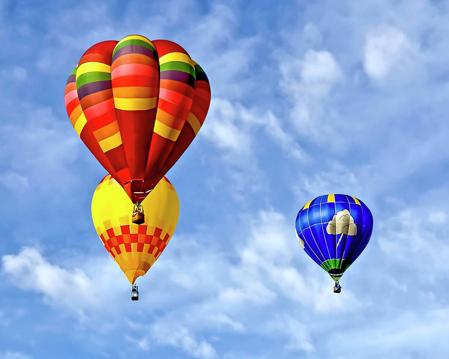 A Trio of Balloons Digital Art by Casey Heisler - Fine Art America