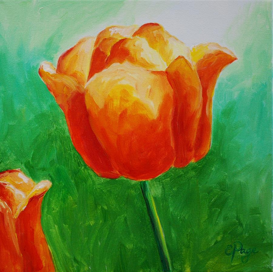 A Tulip for Jolee Painting by Emily Page