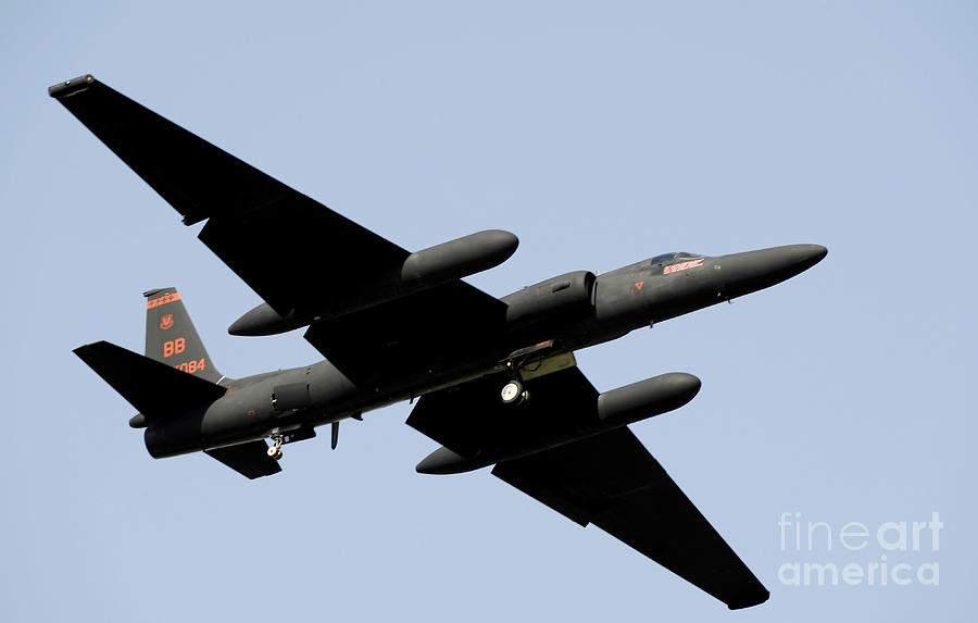 A U-2 Dragon Lady Takes Off From Osan Photograph by Stocktrek Images