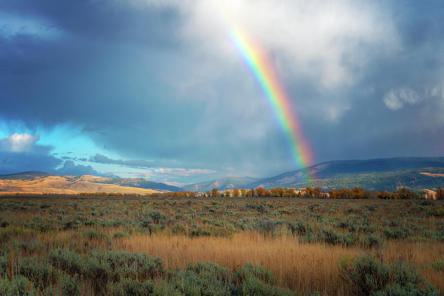 Grand Teton National Park Photograph - A U T U M N  S T O R M S  8272 by Philip Esterle