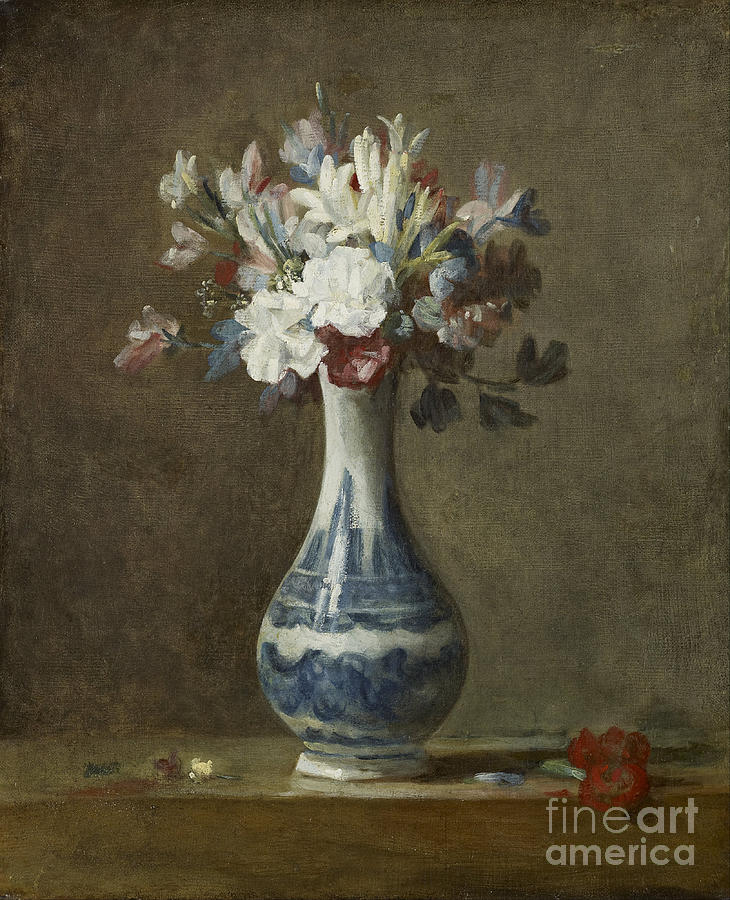 A Vase of Flowers Painting by Celestial Images