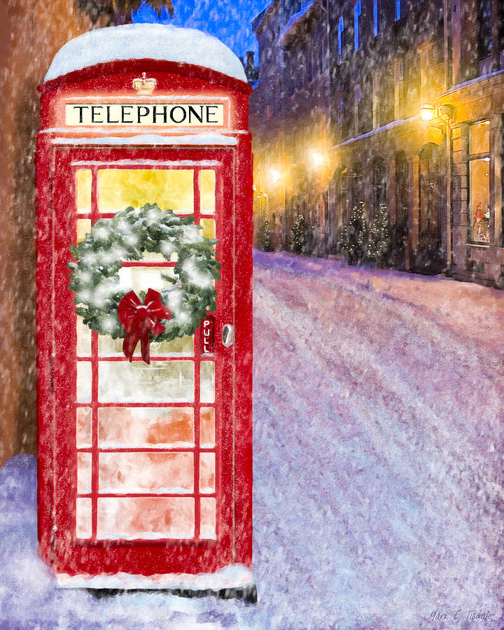 A Very British Christmas Mixed Media by Mark Tisdale