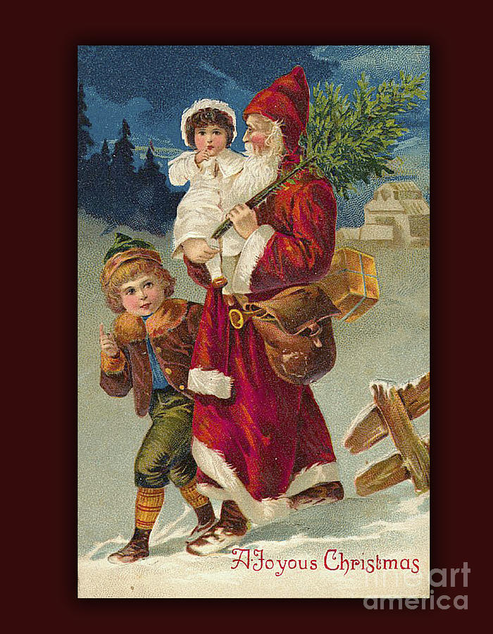 A Very Joyous Vintage Christmas Digital Art by Melissa Messick