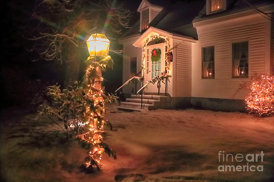 A Very Merry New England Christmas Photograph by Elizabeth Dow